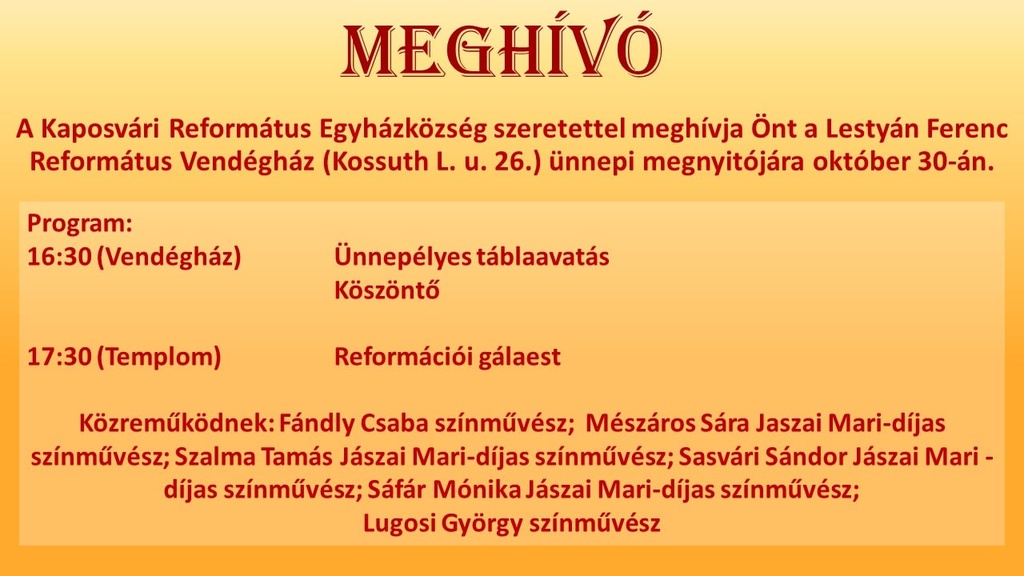 MEGHIVÓ