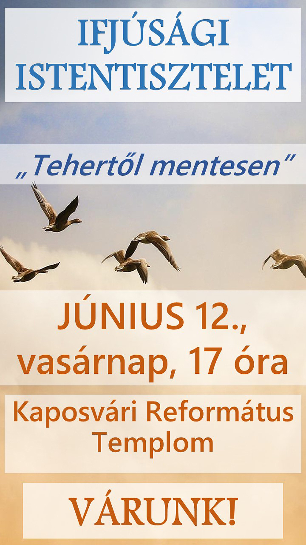 Ifjúsági istentisztelet – 2022. június 12.