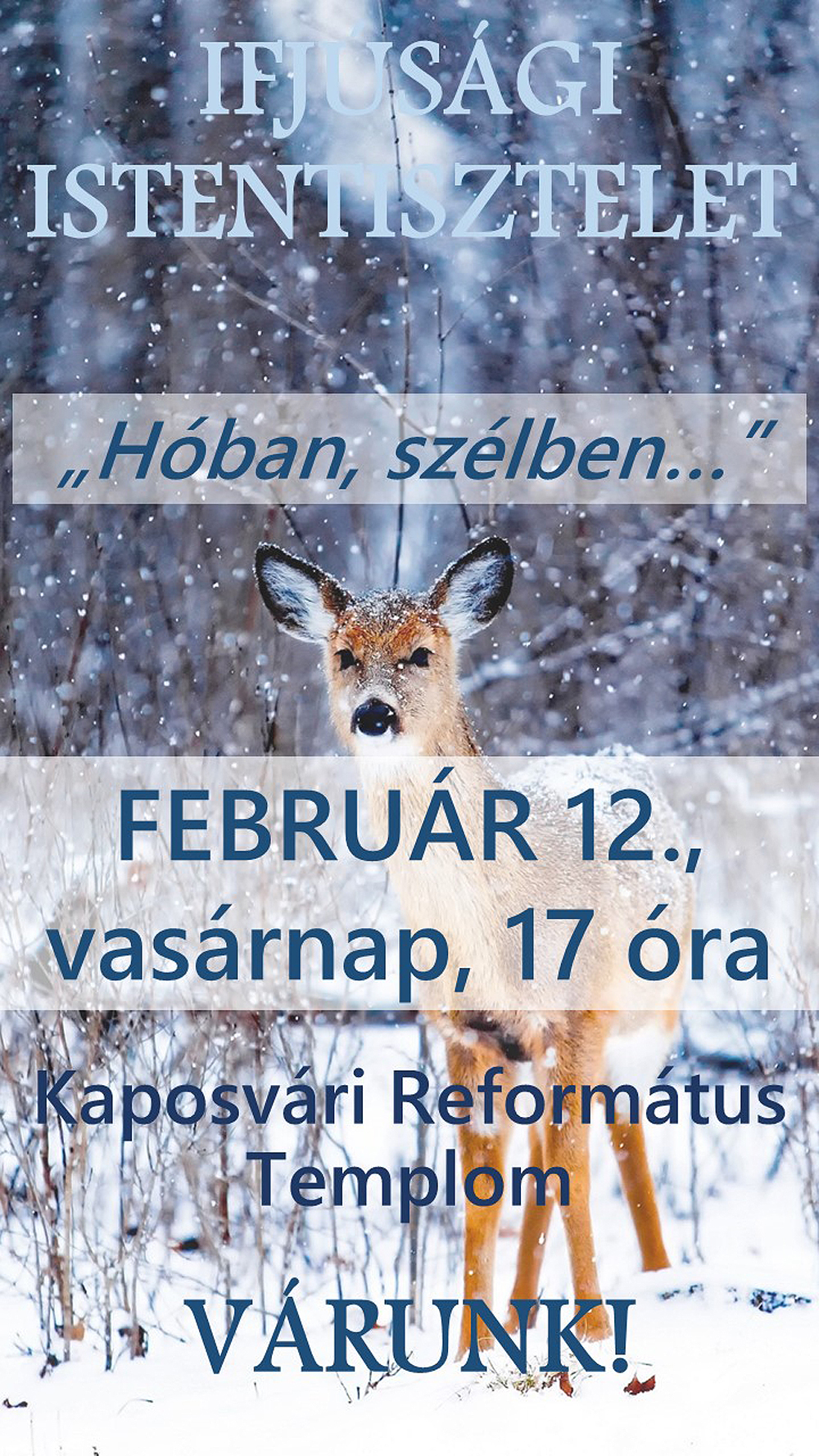Ifjúsági istentisztelet – 2023. február 12.