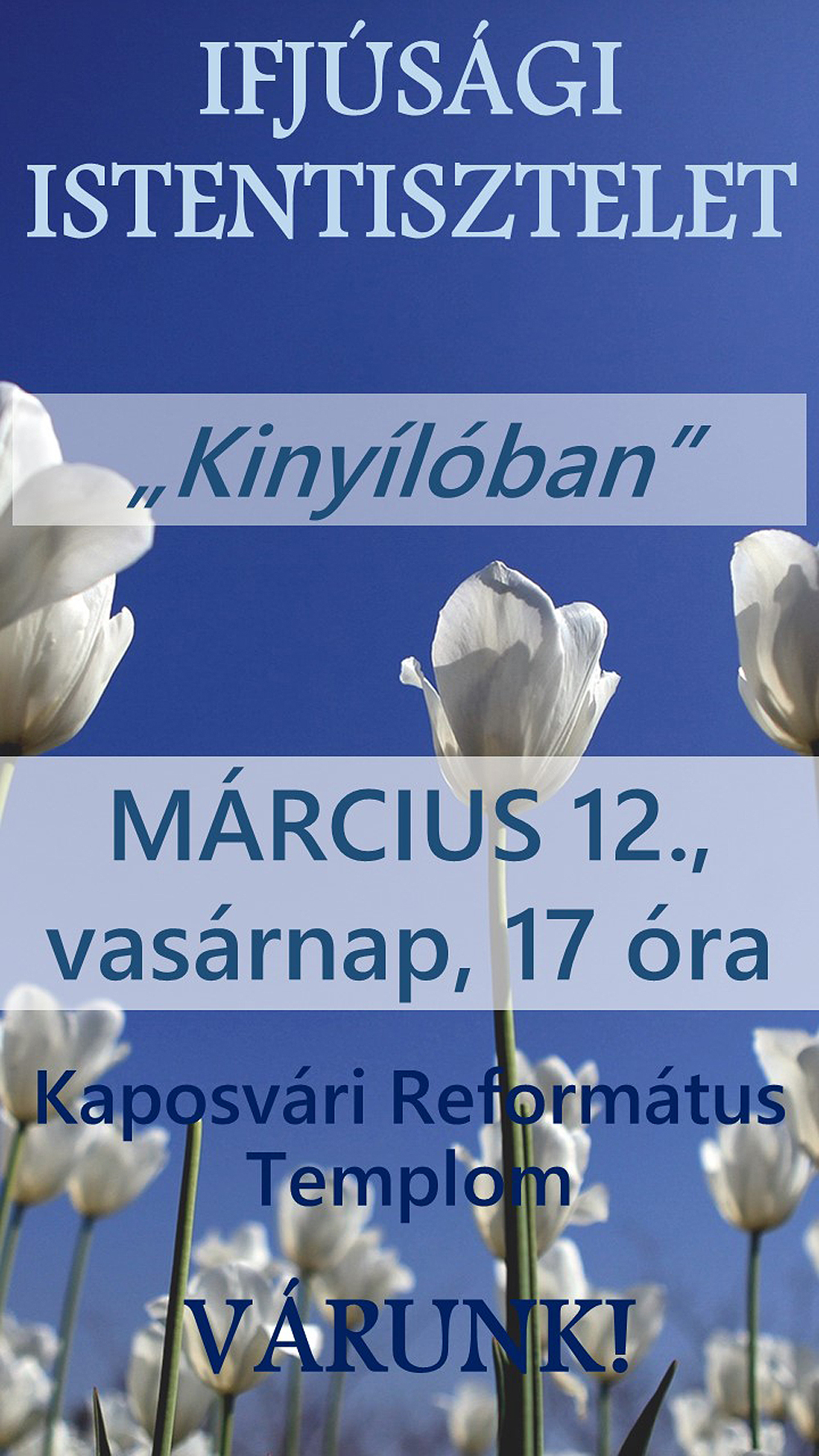 Ifjúsági istentisztelet – 2023. március 12.