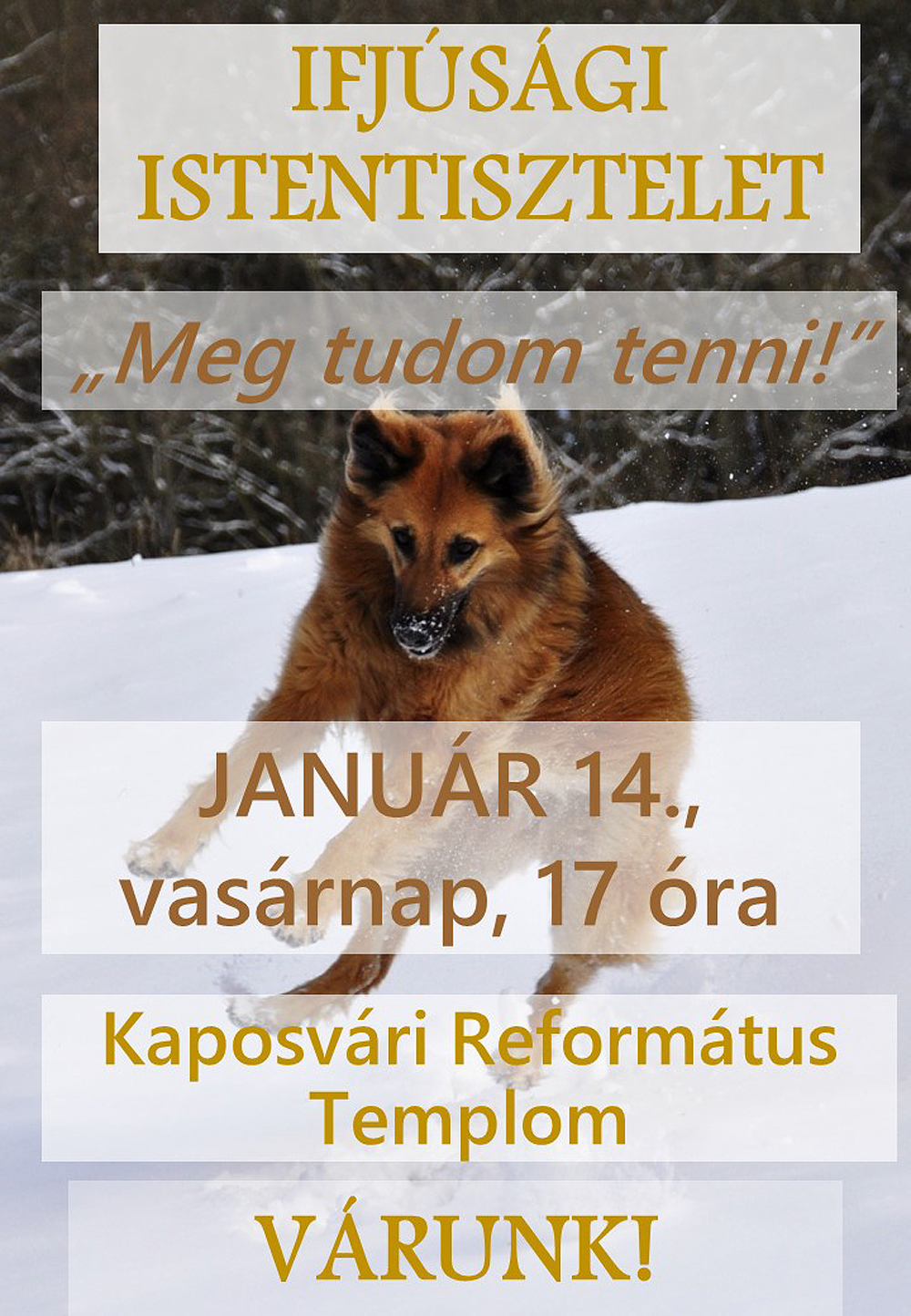 Ifjúsági istentisztelet – 2024. január 14.