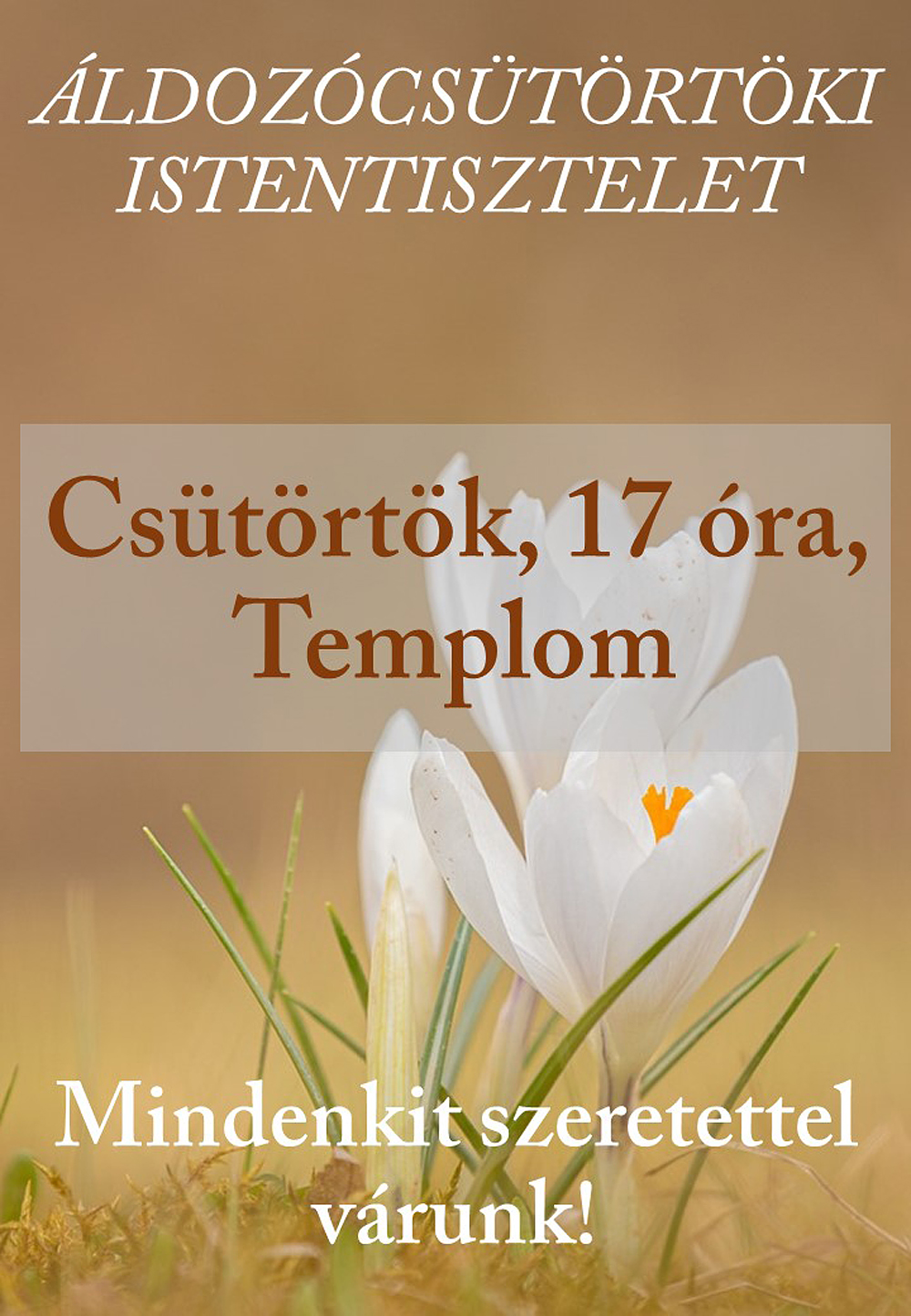 Áldozócsütörtöki istentisztelet – 2024. május 9.