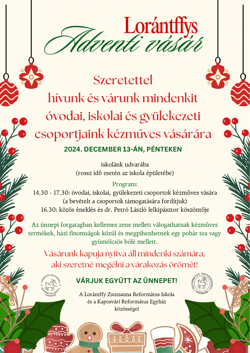 Lorántffys Adventi Vásár – 2024. december 13.