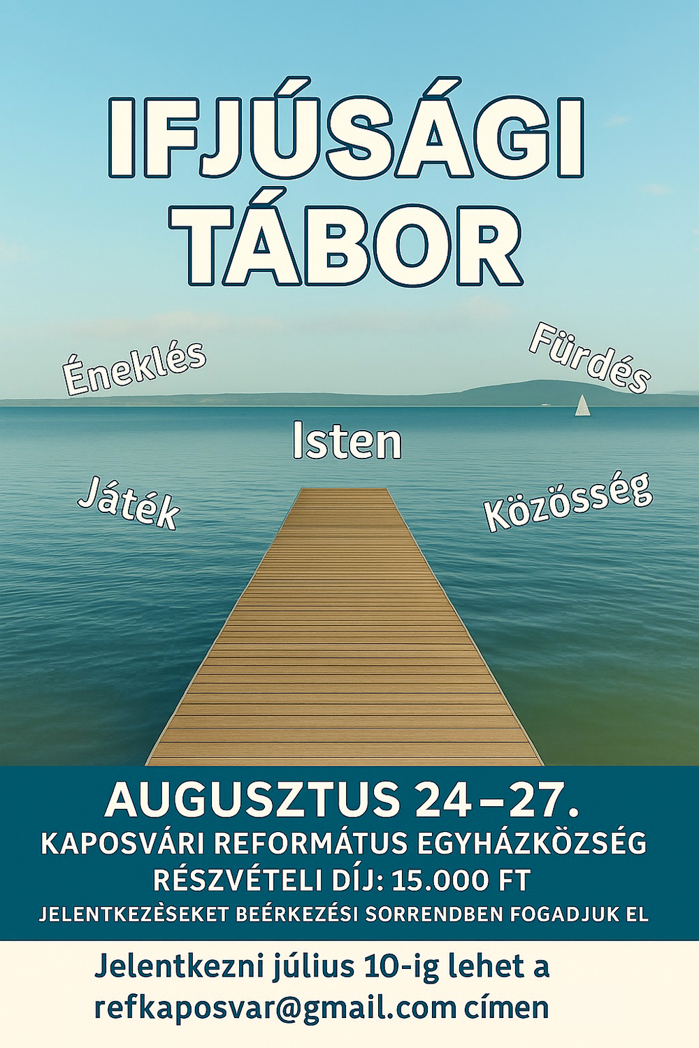 Ifjúsági tábor – Balatonszárszó, 2025. augusztus 24-27.