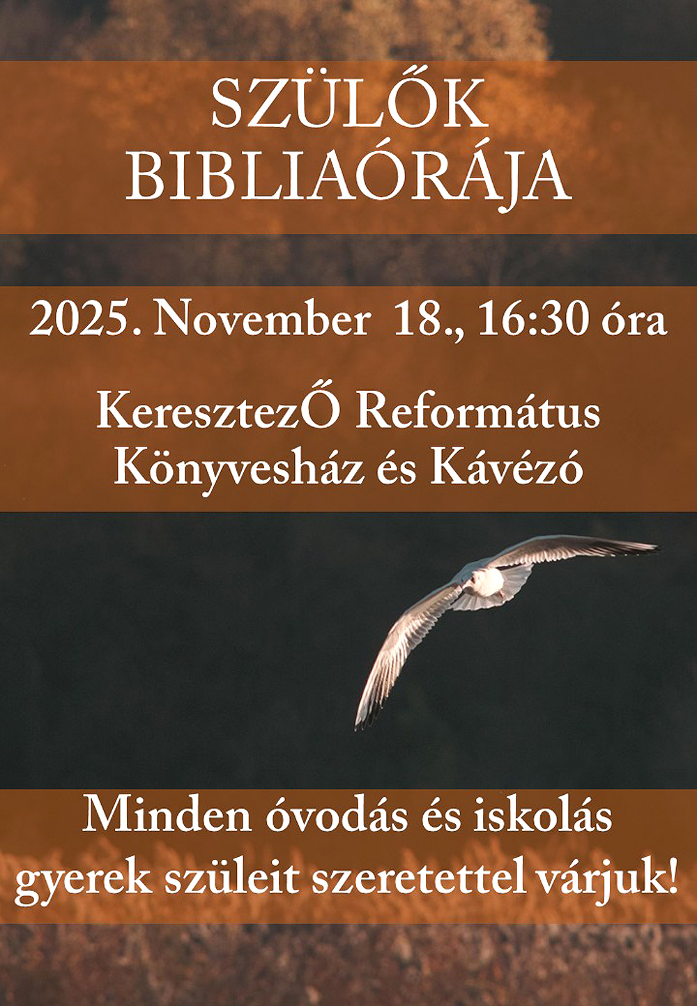 Szülők bibliaórája – 2025. november 18.