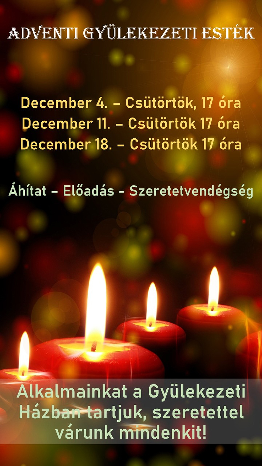 Adventi Gyülekezeti Esték 2025