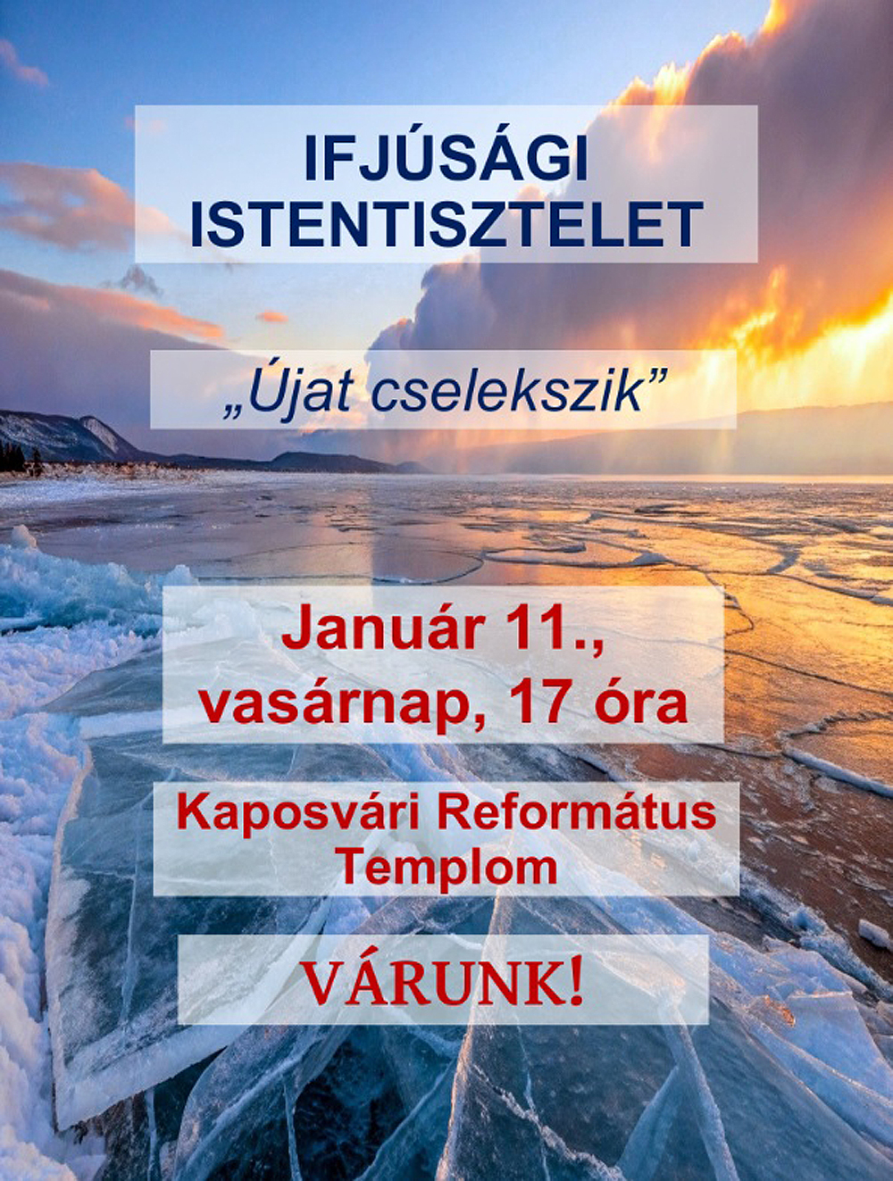 Ifjúsági istentisztelet – 2026. január 11.