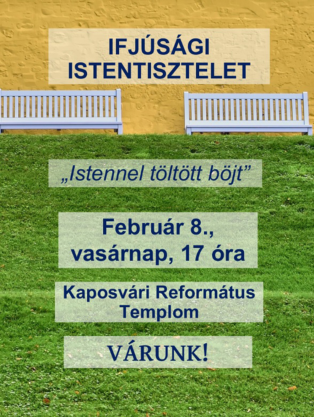 Ifjúsági istentisztelet – 2026. február 8.